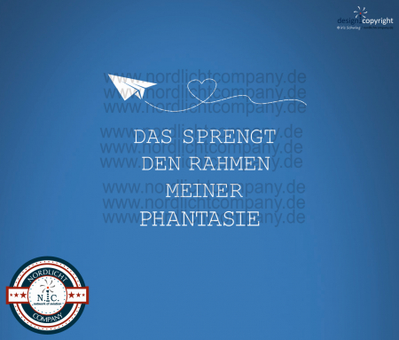 nc37_ das sprengt den Rahmen meiner Fantasie Hangar T-Shirt Nordlichtcompany